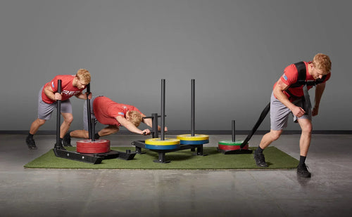 Lifter showing various ways to use a sled