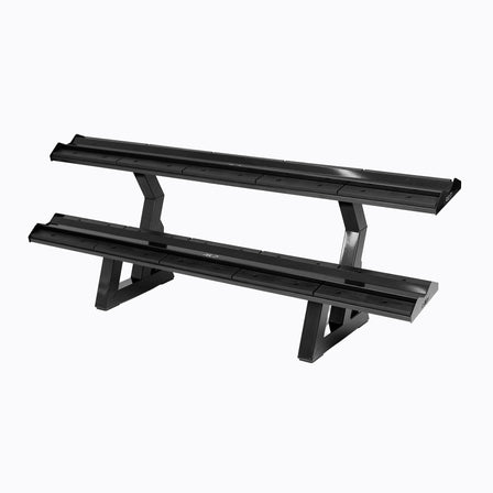 REP Fitness 2-Tier Commercial Dumbbell Rack for Hex dumbbells