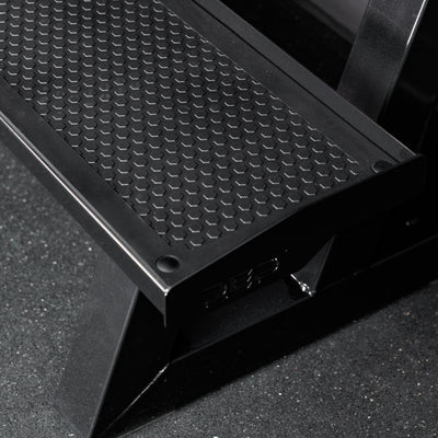 Close-up shot of the liner on the REP Fitness Kettlebell Rack 2.0