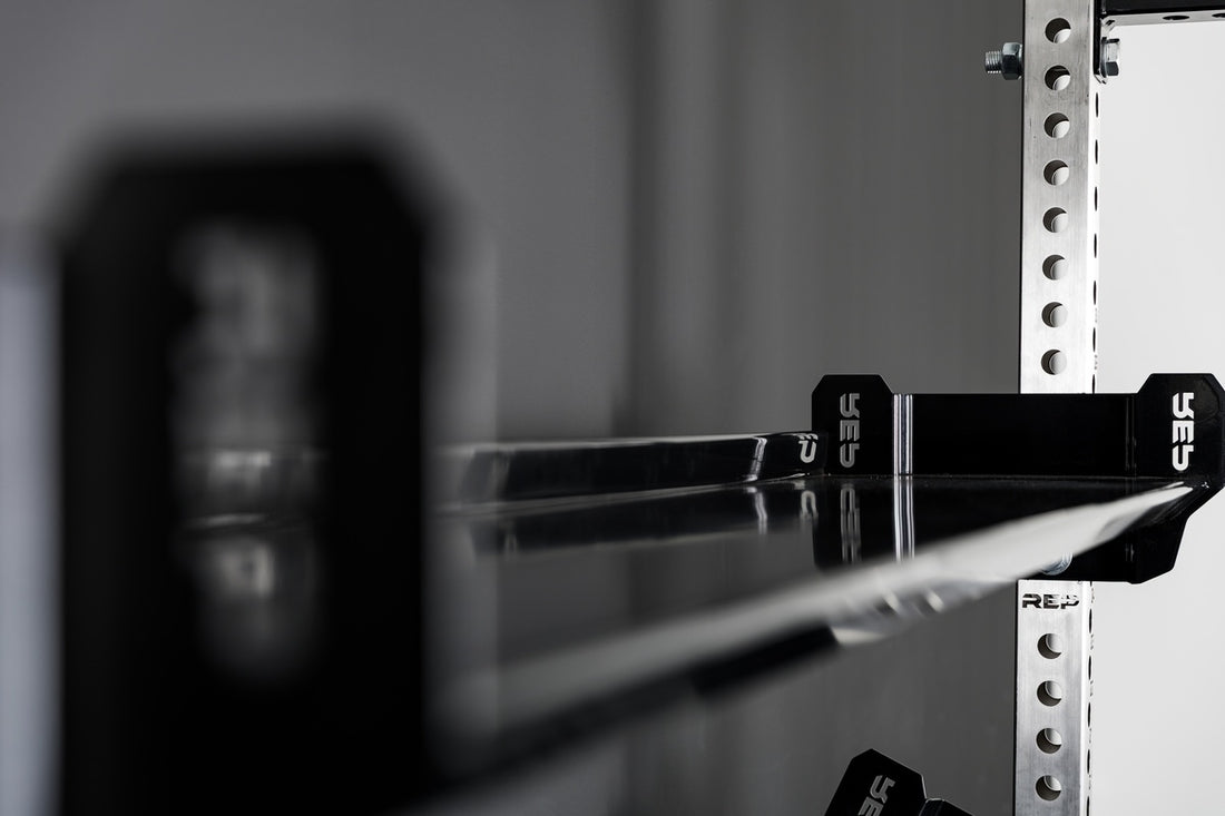 The uninterrupted storage space on the REP Fitness 82" Dumbbell & Kettlebell Shelves