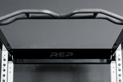 The Multi-Grip Pull-Up Bar on the REP Fitness Altitude™ Power Rack