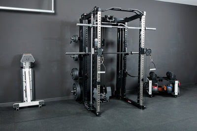 REP Fitness Altitude™ Power Rack Strap Safeties on a full rack setup