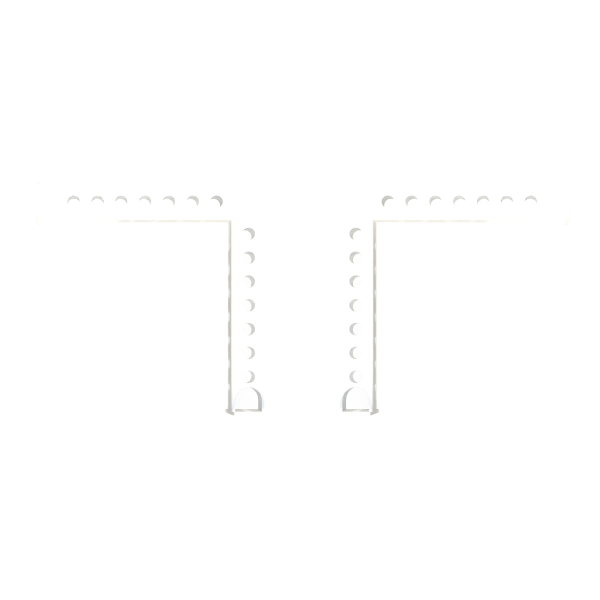 L-Shaped Crossmembers 4000 Series White