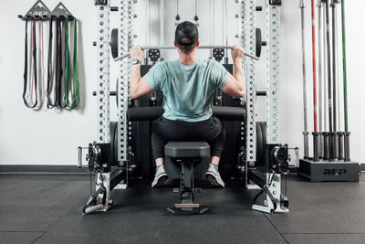 lat pull down on bench