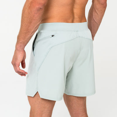 The REP Fitness Men's Pinnacle Shorts in Aqua back