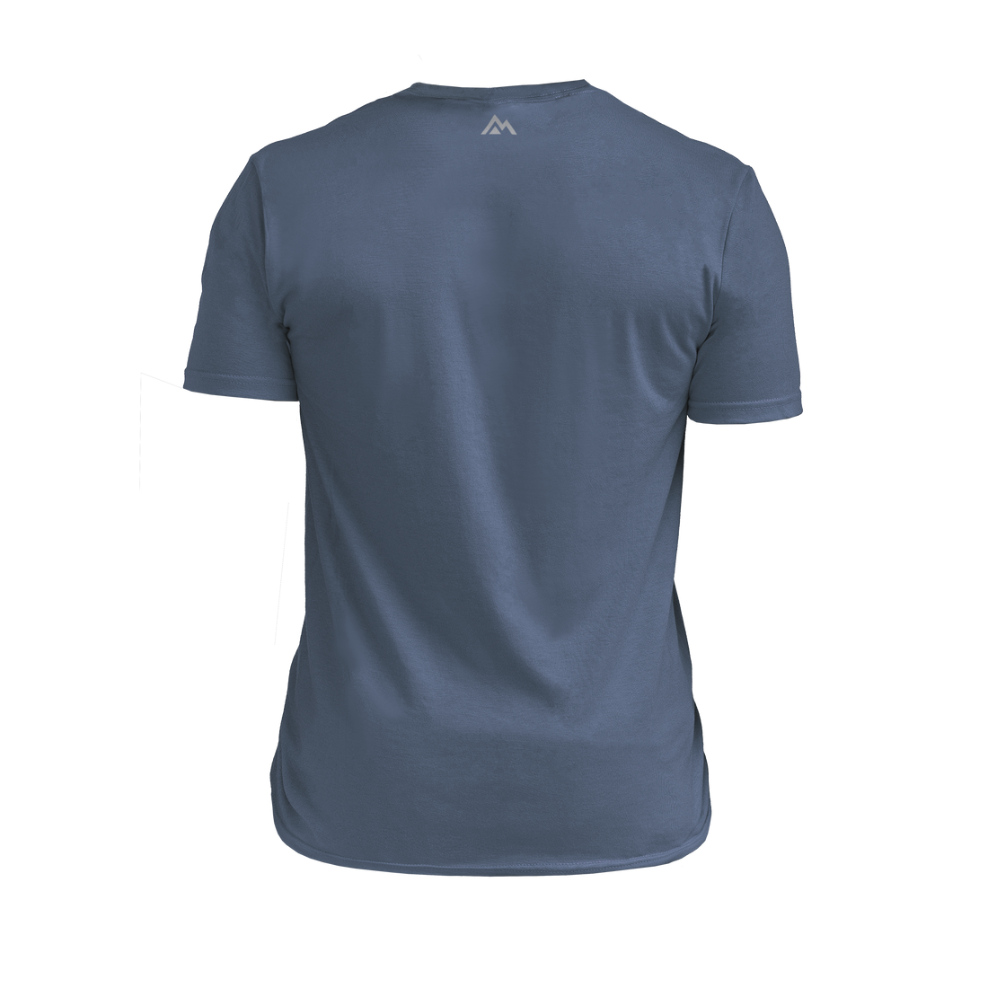 The REP Fitness Men's Daily Driver 2.0 Tri-Blend Crew T-Shirt in Heather Navy/Silver back