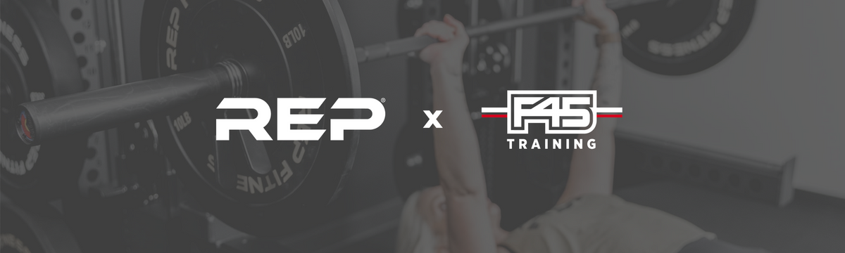 REP Fitness x F45 header image