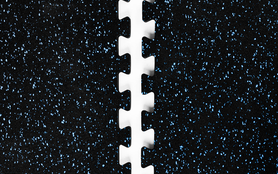 Rubber-Topped Foam Floor Tiles