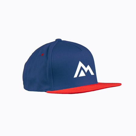 The REP Fitness Mountain Cap in Navy/Red/White front