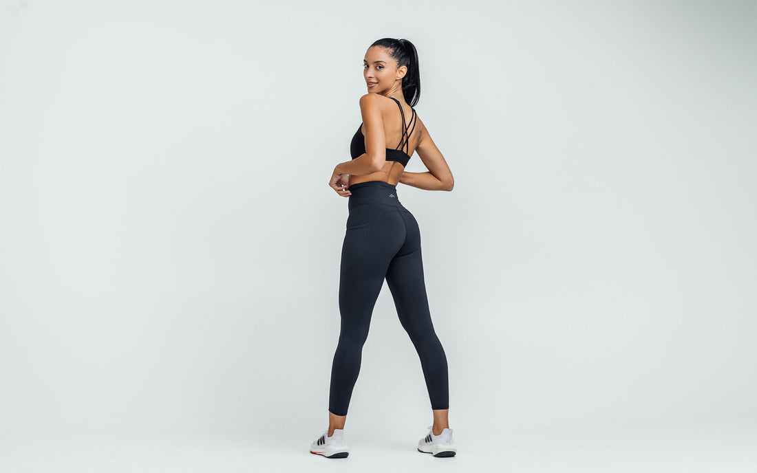 The REP Fitness Women's Hera Legging in Navy back