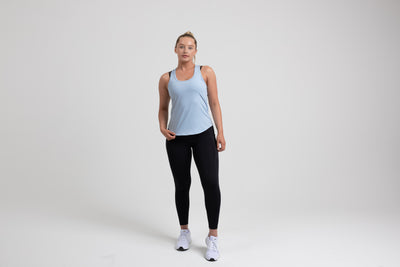 The REP Fitness Women's Clio Tank Top in Periwinkle front