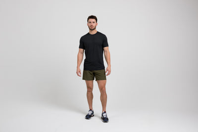 The REP Fitness Men's Delta Shirt in Black front