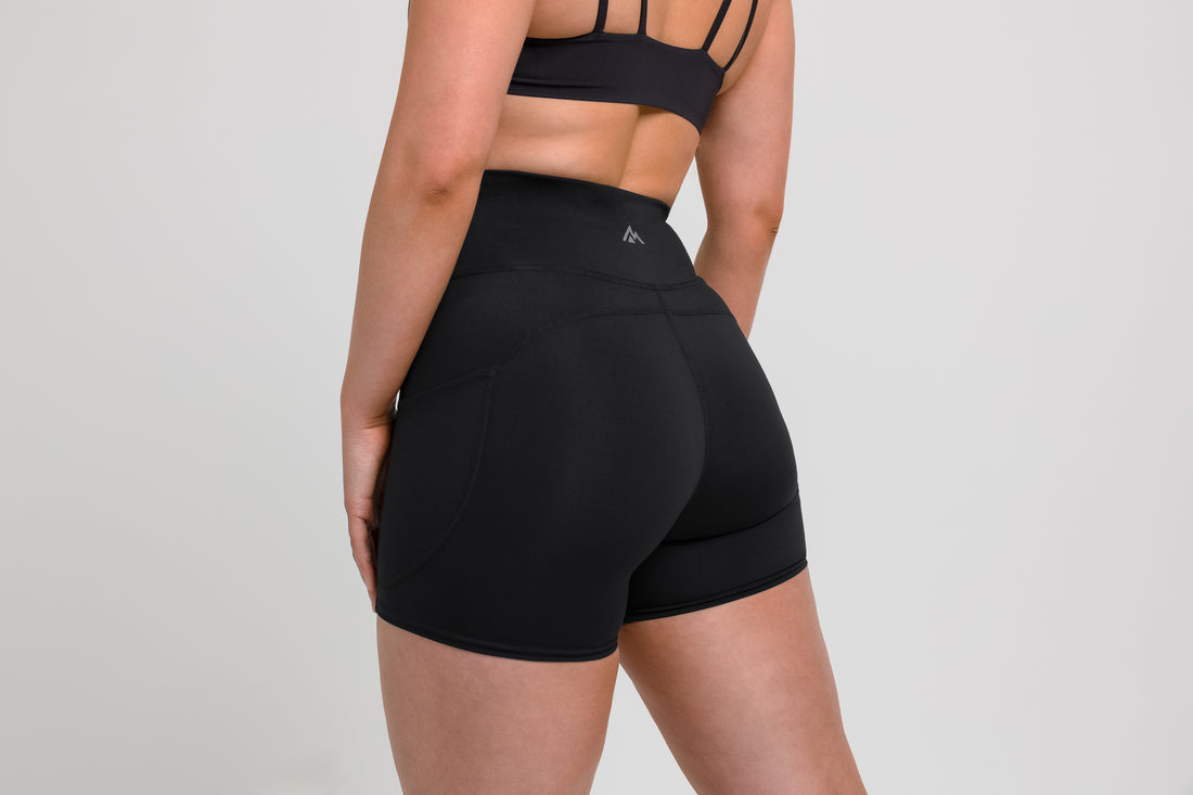 The REP Fitness Women's Forma Shorts in Black back
