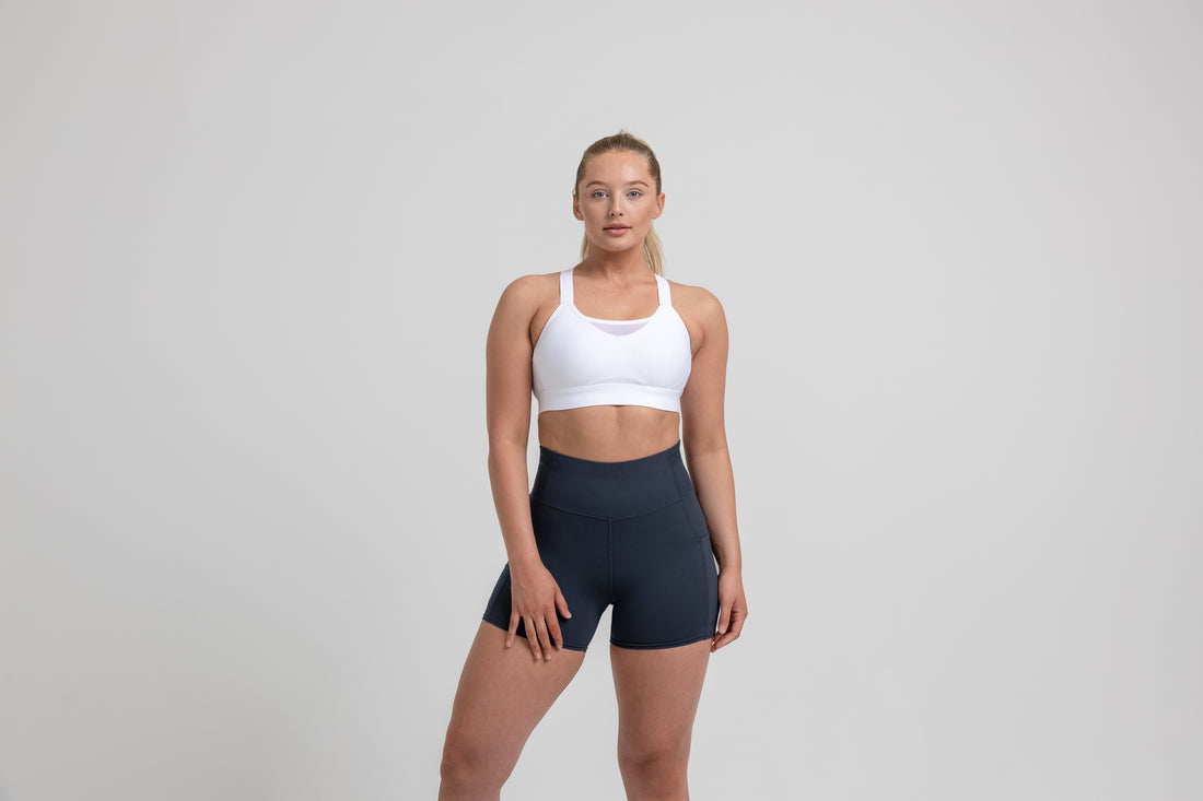The REP Fitness Women's Forma Shorts in Navy front