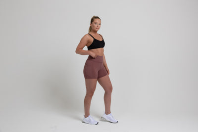 The REP Fitness Women's Forma Shorts in Mauve front