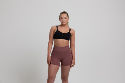 The REP Fitness Women's Forma Shorts in Mauve front