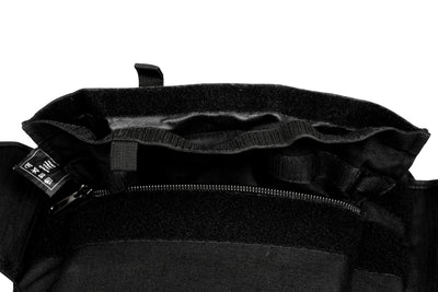 Close-up of hook and loop closure