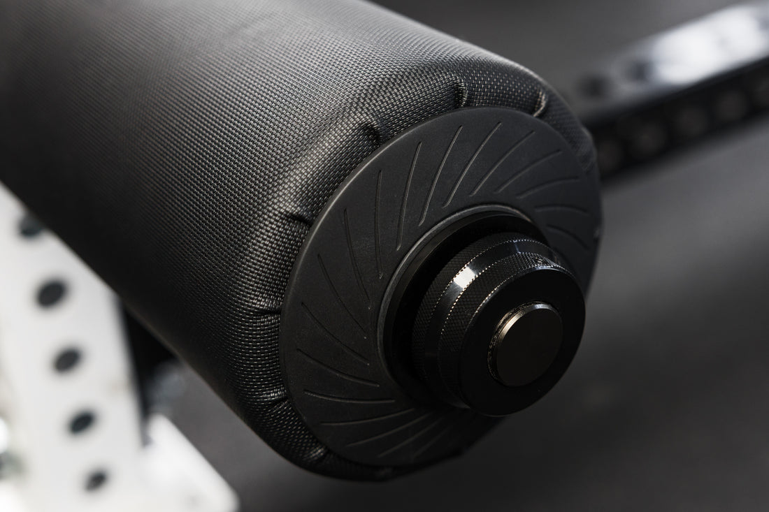 Close-up shot of the Leg Roller 2.0 end cap
