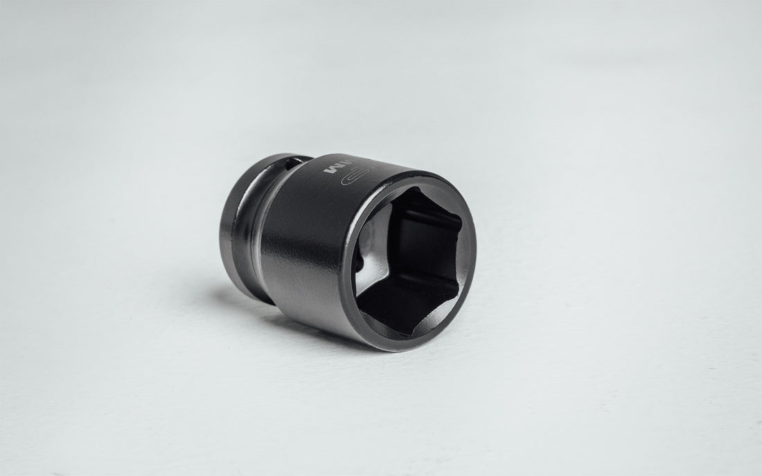 Studio shot of the front of REP's 24mm Rack Socket for installing 4000 Series Power Rack