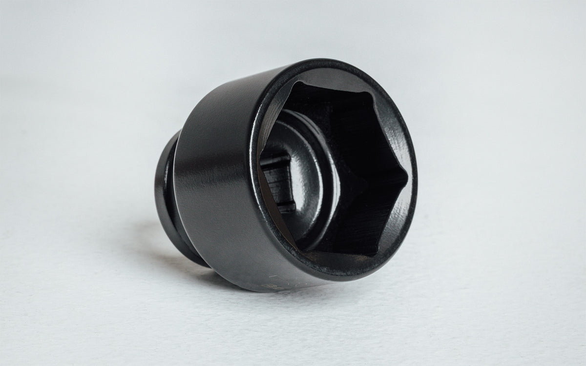 Studio shot of the front of REP's 36mm Rack Socket for installing 5000 Series Power Rack