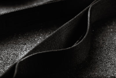 Close-up of black fabric texture