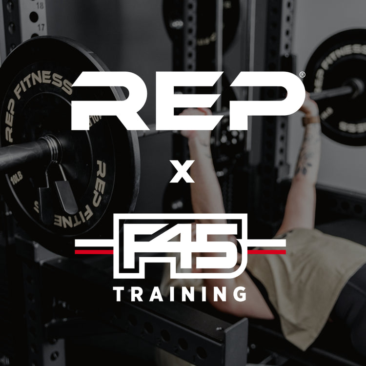 REP Fitness x F45 Training mobile hero image
