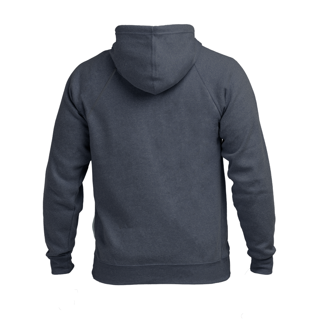 The REP Fitness Unisex Zip Hoodie in Heather Navy/Silver back