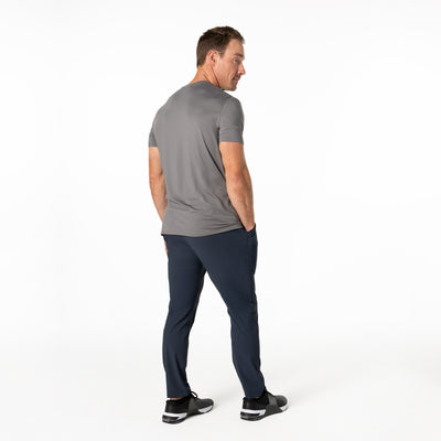 The REP Fitness Men's Felix Pants 2.0 in Navy, back view
