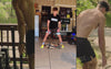 REP Athlete Ryan Kent working out with the equipment from the Hybrid bundle