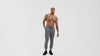 Athlete wearing the REP Fitness Men's Attis Joggers in Heather Olive, Heather Black, Heather Cool Gray