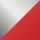 Stainless Steel + Red