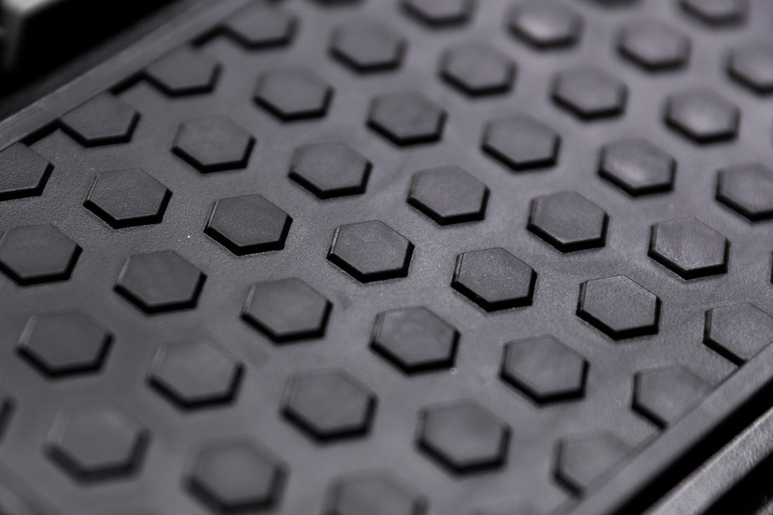 Close-up of the Strive Curved Treadmill slats