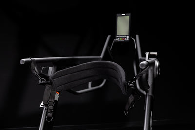The Belt Squat Belt and Curved Treadmill Straps on the Strive Curved Treadmill