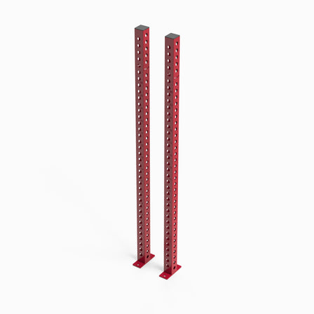 Omni Rack Uprights 80" Red Pair