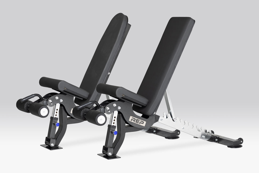 AB-3000 Wide and Standard Back Pads on bench