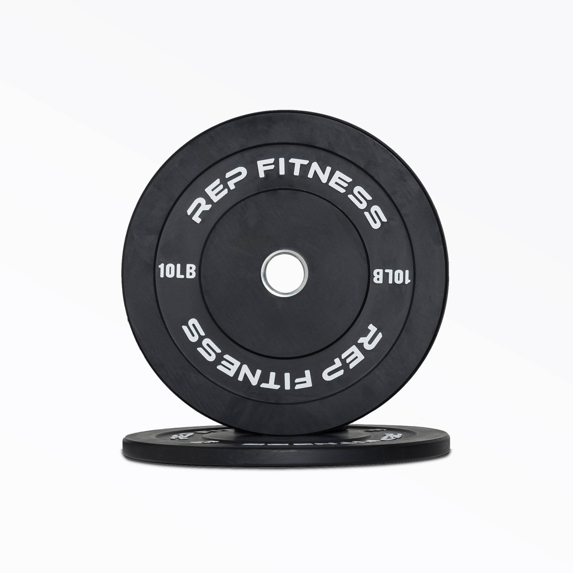 10lb Black Bumper Plate Pair