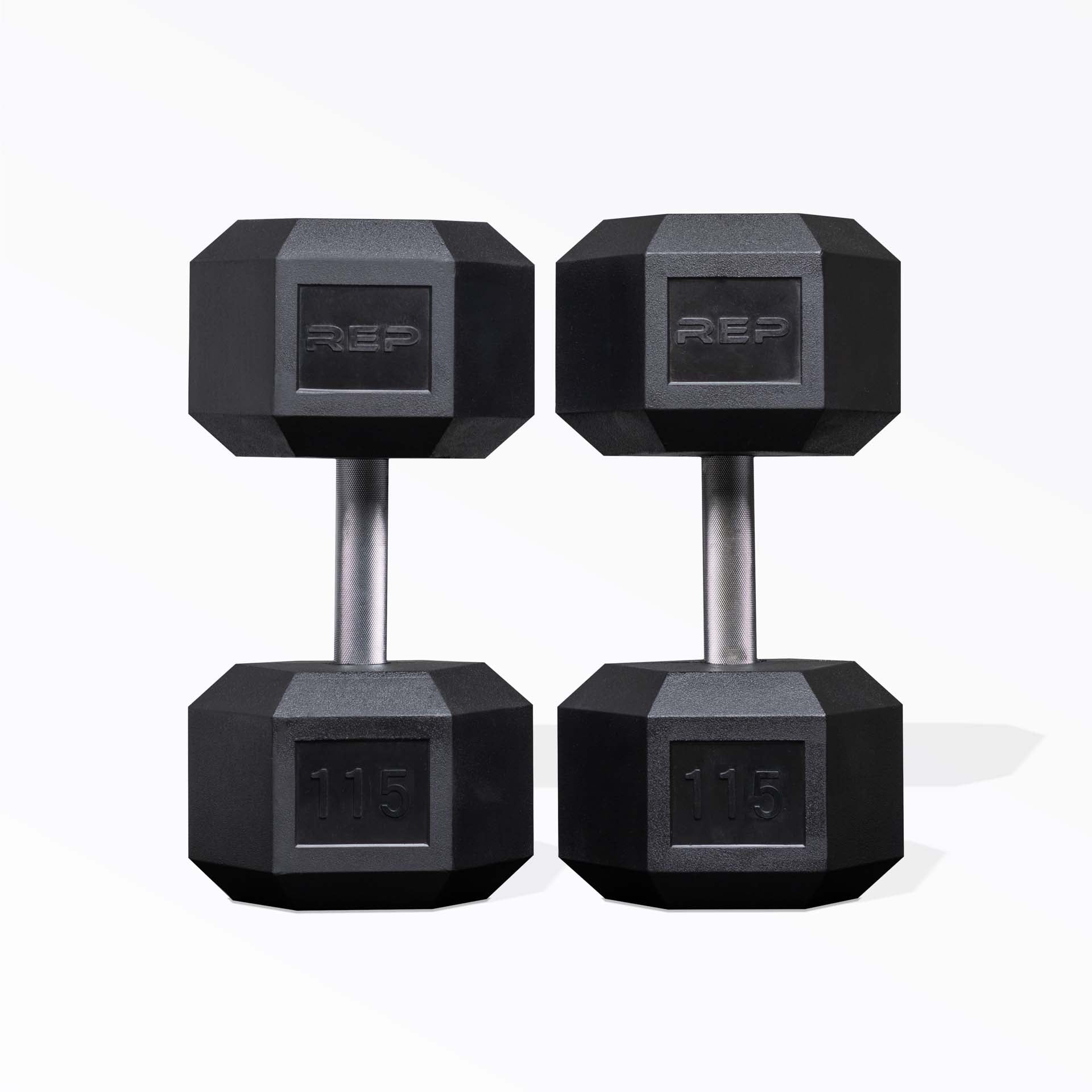 115lb Hex Dumbbell Pair