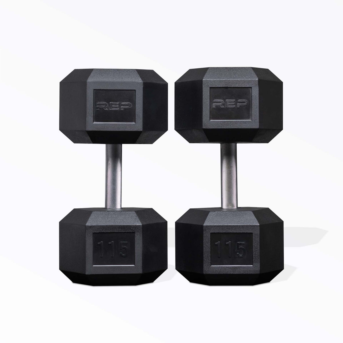 115lb Hex Dumbbell Pair
