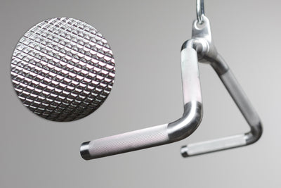 Open Row Cable Attachment Close Up of Knurling