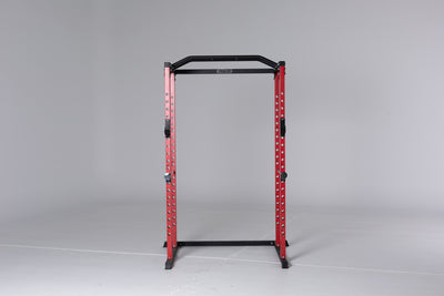 PR-1100 Power Rack In Red (Front View)