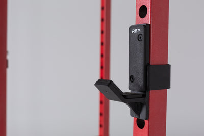 PR-1100 Power Rack Close Up of Standard J-Cup