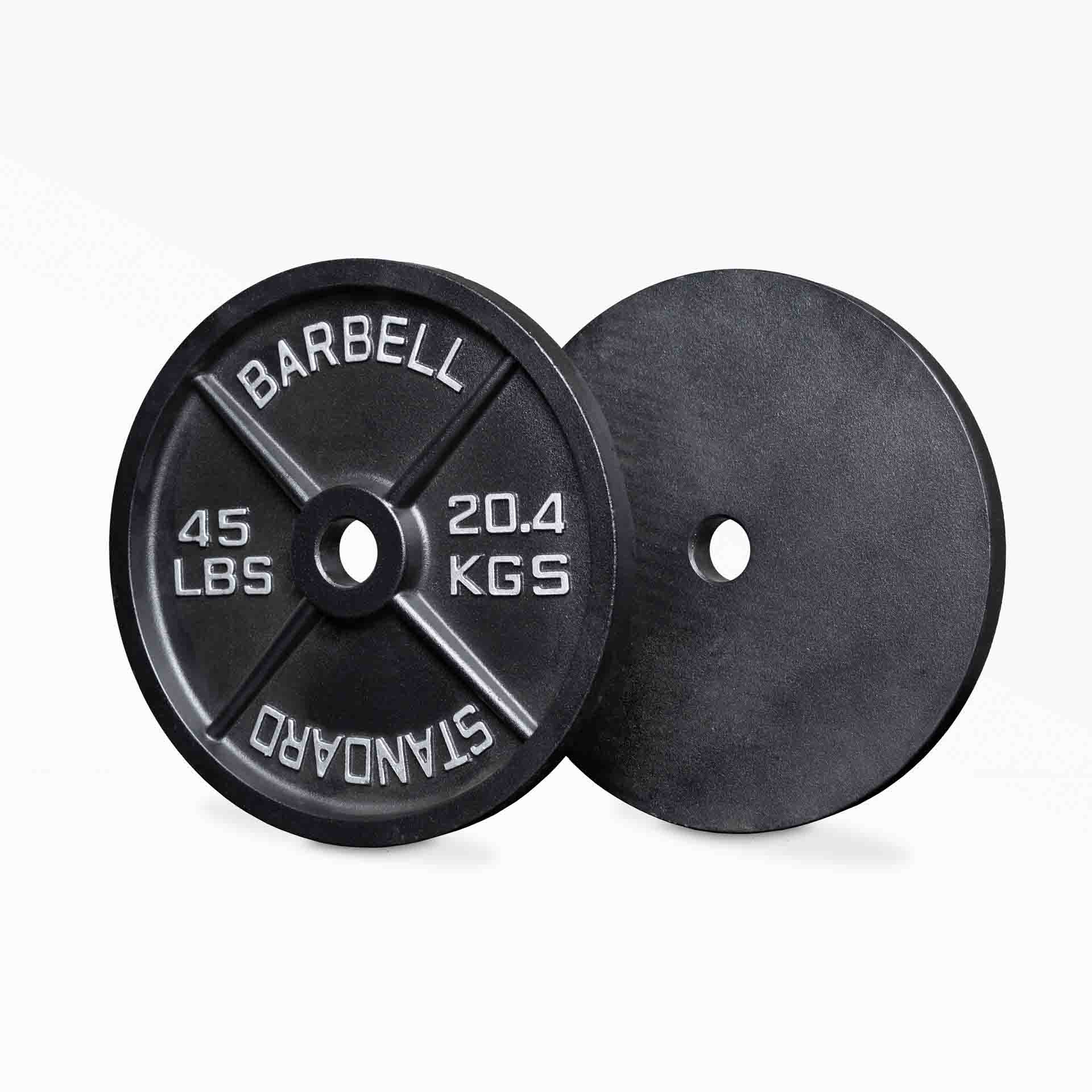 45lb Old School Iron Plate Pair