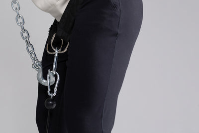 Cable Catch Close Up of Attachment to Belt Squat